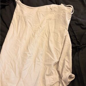 Forever 21 Cream Spaghetti Strap Top